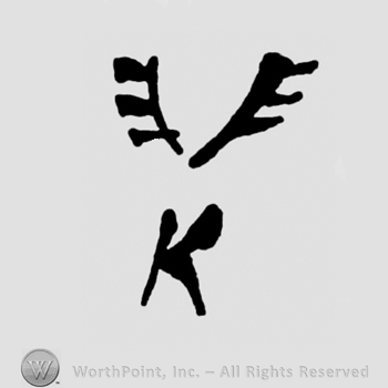 Letter K and wings above