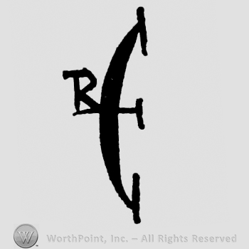 Monogram of initials: R E