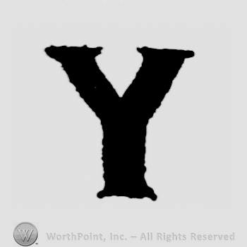 Bold initial Y