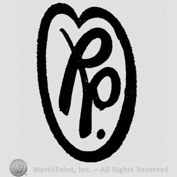 Initials P P dot, inside heart drawn