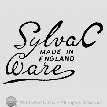 Sylvac handwritten above capital writing: Made in England, on two rows. Ware handwritten and underlined beneath
