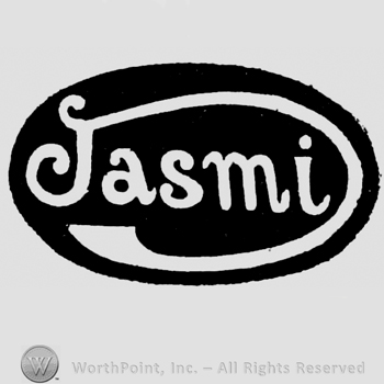 Jasmi stylish written inside black oval