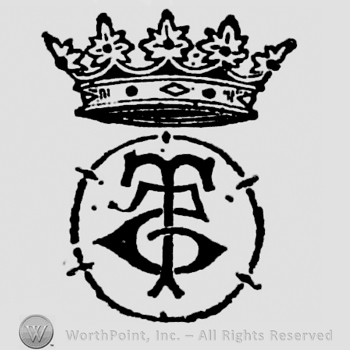 Crown above TG inside circle