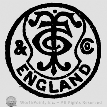 Monogram of T G & Co on the upper side of the circle, England written below