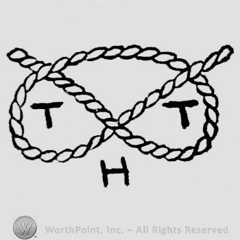 Staffordshire knot containing initials: T T H