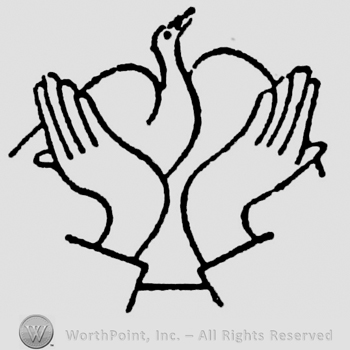 Bird of peace hold in two hands