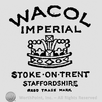 Wacol Imperial written above crown. Stoke-on-Trent Staffordshire Regd Trade Mark written below