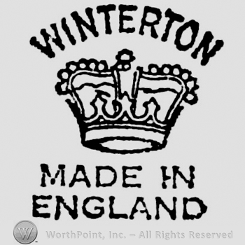 Winterton curved written above crown. Made in England capital written below