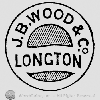 J.B. Wood & Co curved written above Longton, inside circle