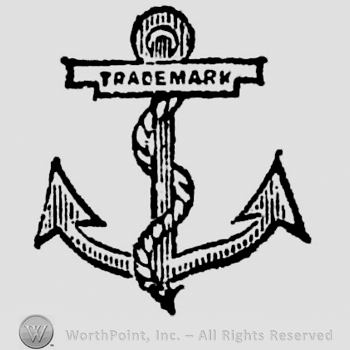 Trade Mark written on the upper side of the anchor