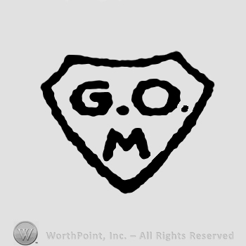 Shield with letters G. O. above M.