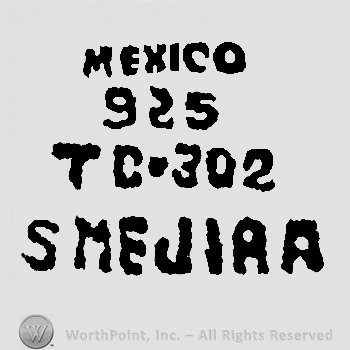 Manito written with uppercase letters over number 925, uppercase TC minus number 302, Smejiaa written below with uppercase letters