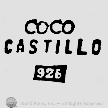Coco Castillo written with uppercase letters over number 925