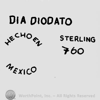 Dia Dodato written with uppercase letters over Hecho en Mexico written in circle with uppercase letters and Sterling over number 760