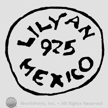 Lilyan Mexico written with uppercase letters around number 925