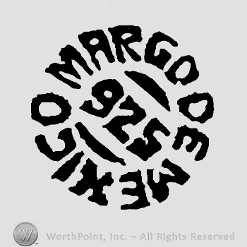 Margo De Mexico written with uppercase letters around number 925