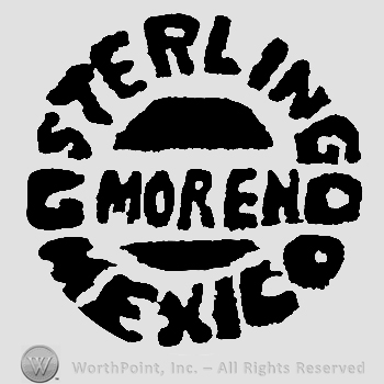 Sterling Mexico written with uppercase letters around Moreno written with uppercase letters