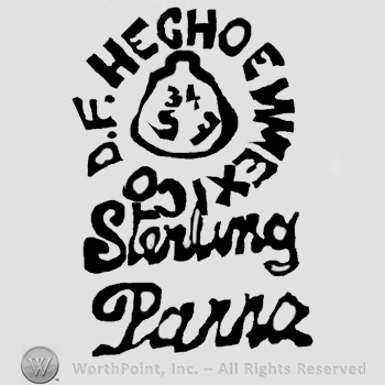 Hecho En Mexico DF written with uppercase letters around an eagle, Sterling Parra handwritten below
