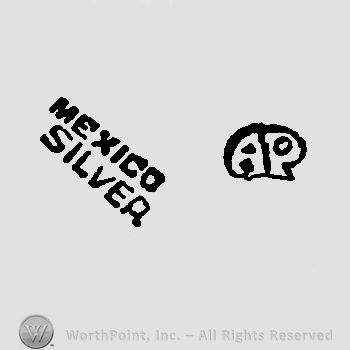 Mexico Silver written with uppercase letters, uppercase AP