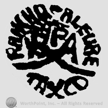 Rancho Alegre Taxco written with uppercase letters around uppercase RA