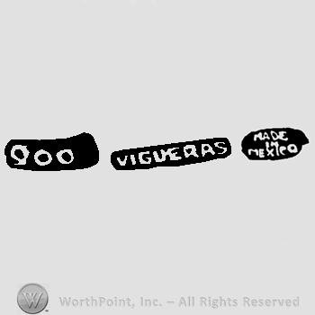 Number 0925, Vigueras written with uppercase letters, Made in Mexico written with uppercase letters