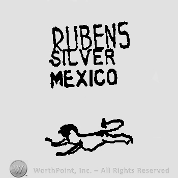 Rubens Silver Mexico written with uppercase letters over an image of a jaguar