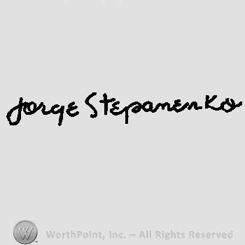 Jorge Stepanenko handwritten with lowercase letters