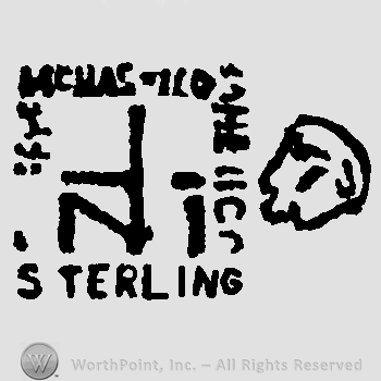 Talleres Monasticos Mexico 925 written with uppercase letters on sides of a stylized cross over an uppercase M