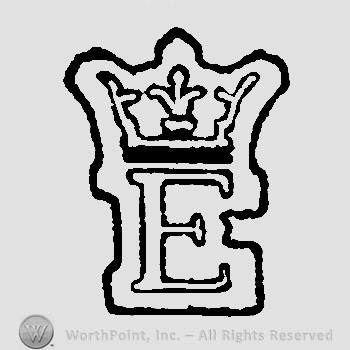 Uppercase E with Crown above