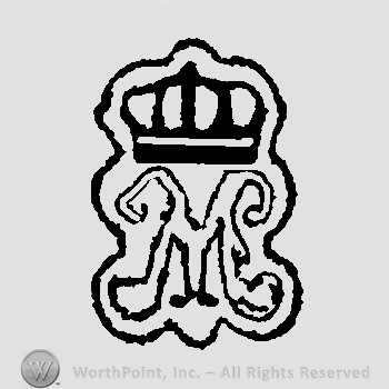 Crown above stylized letter M