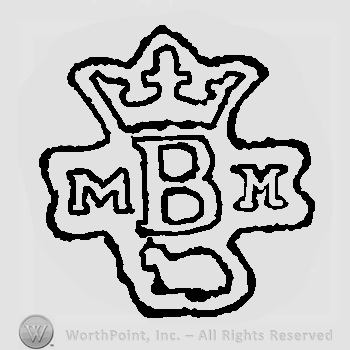 Crown above letters MBX above cat
