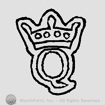 Crown above letter Q