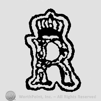 Crown above stylized letter R
