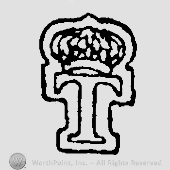 Crown above letter T