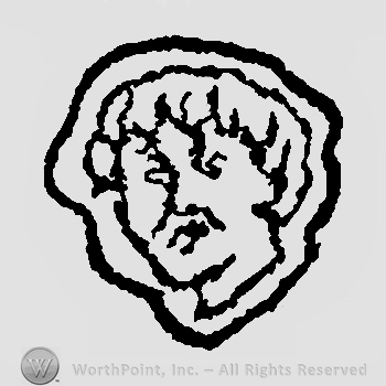 Woman head turned half to the left