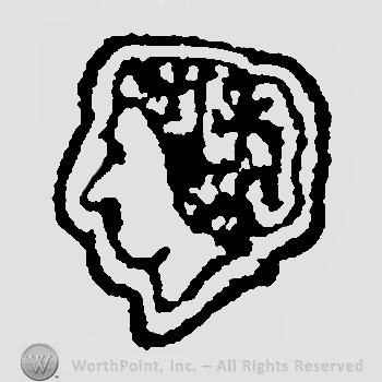 Woman half face facing left
