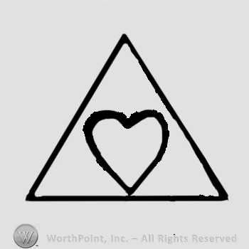 Heart inside a triangle