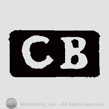 Initials C B inside black rectangle