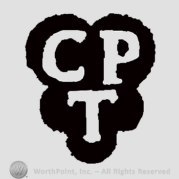 Initials inside triangle formed by circles: C P T