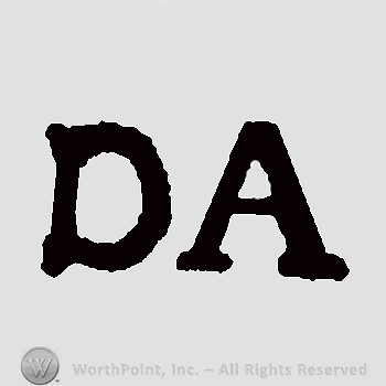 Incomplete initial D followed by initial A