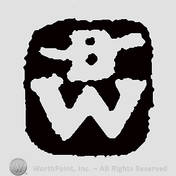 Initial D above initial W, inside black circle
