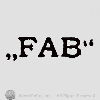 Initials between Quotation Marks : F A B