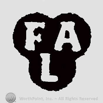Initials written inside a triangle formed by circles: F A above, L below