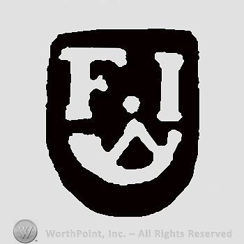 Initials: F I above half a wheel