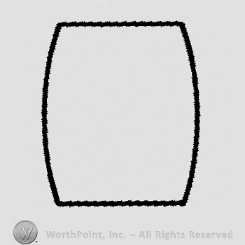 Square with two of the sides a little bit curved.