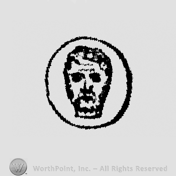 Circle with a man head.