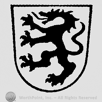 Shield with a lion.