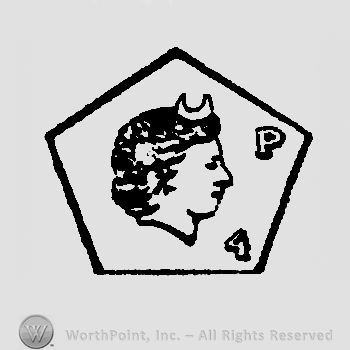 Woman head and P4 written on the right.