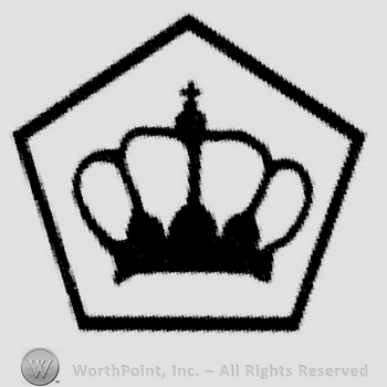 Hexagone with a crown.