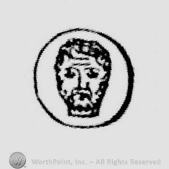 Circle with a man head.